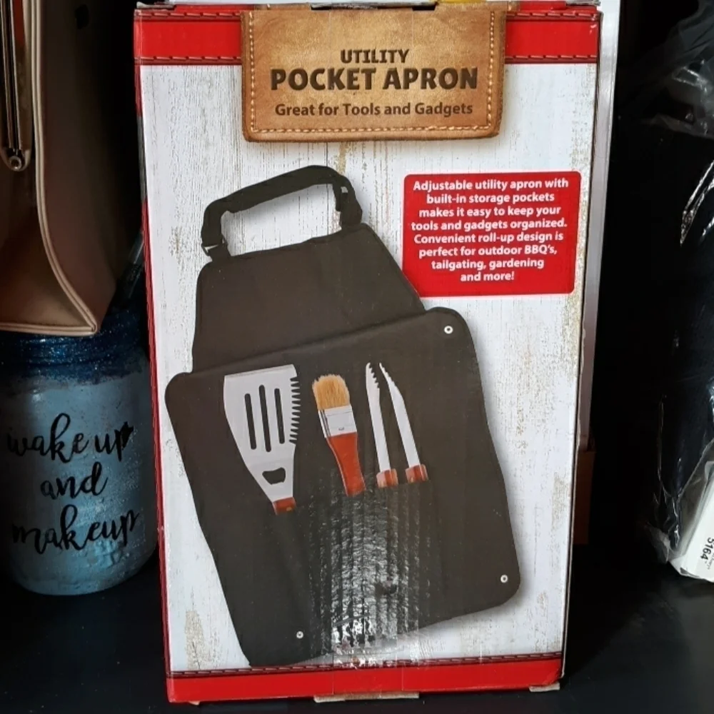 New utility pocket apron great gift vinyl crafter